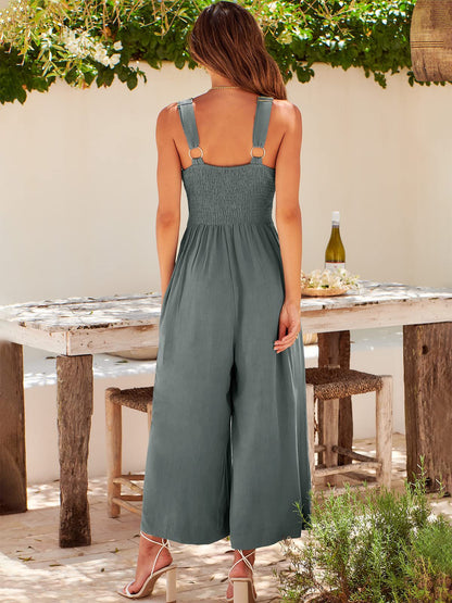 🎁Limited time 49% OFF⏳V-Neck High Waisted Jumpsuit