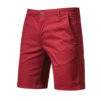 Men's Casual Business Elastic Straight Shorts