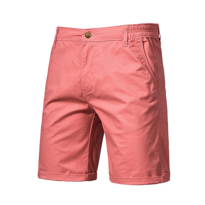 Men's Casual Business Elastic Straight Shorts