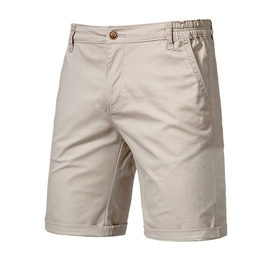 Men's Casual Business Elastic Straight Shorts