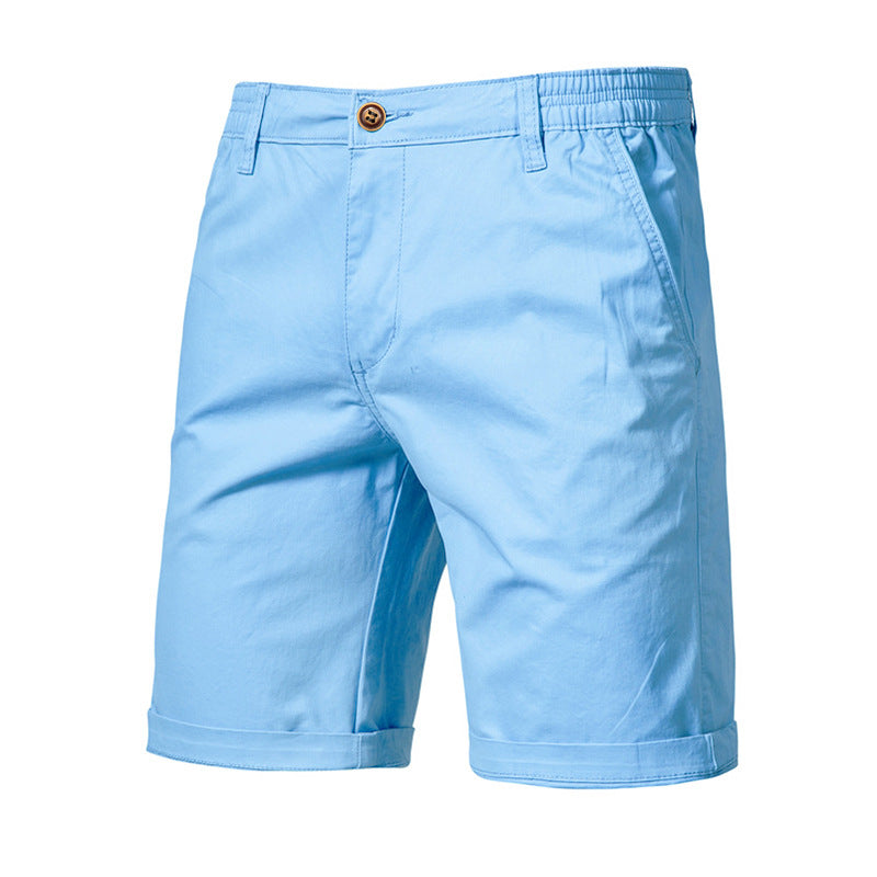 Men's Casual Business Elastic Straight Shorts