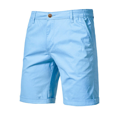 Men's Casual Business Elastic Straight Shorts