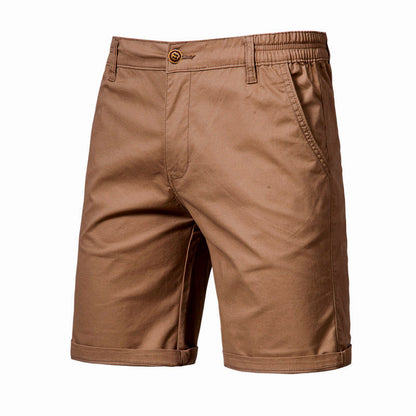 Men's Casual Business Elastic Straight Shorts