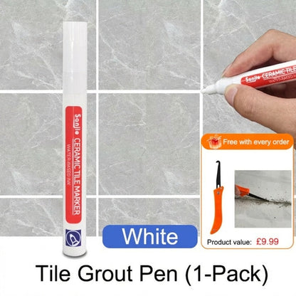 🔥Limited Time Promotion 50% OFF🖌️ Anti-Mould & Waterproof Joint Pen for Ceramic Tiles! 🧱