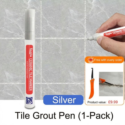 🔥Limited Time Promotion 50% OFF🖌️ Anti-Mould & Waterproof Joint Pen for Ceramic Tiles! 🧱