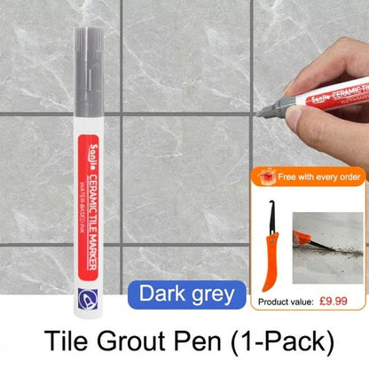 🔥Limited Time Promotion 50% OFF🖌️ Anti-Mould & Waterproof Joint Pen for Ceramic Tiles! 🧱