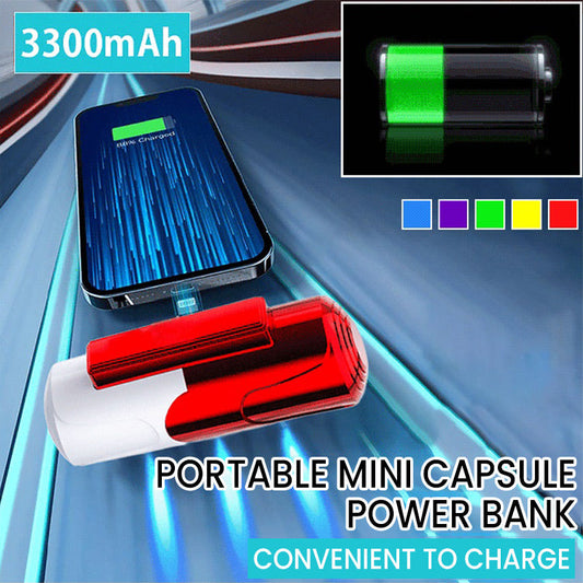 Mini Portable Capsule Power Bank