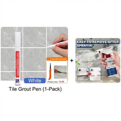 🔥Limited Time Promotion 50% OFF🖌️ Anti-Mould & Waterproof Joint Pen for Ceramic Tiles! 🧱