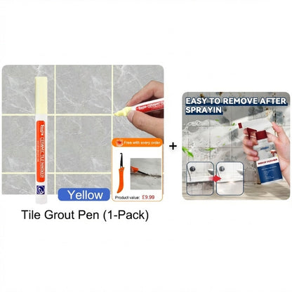 🔥Limited Time Promotion 50% OFF🖌️ Anti-Mould & Waterproof Joint Pen for Ceramic Tiles! 🧱