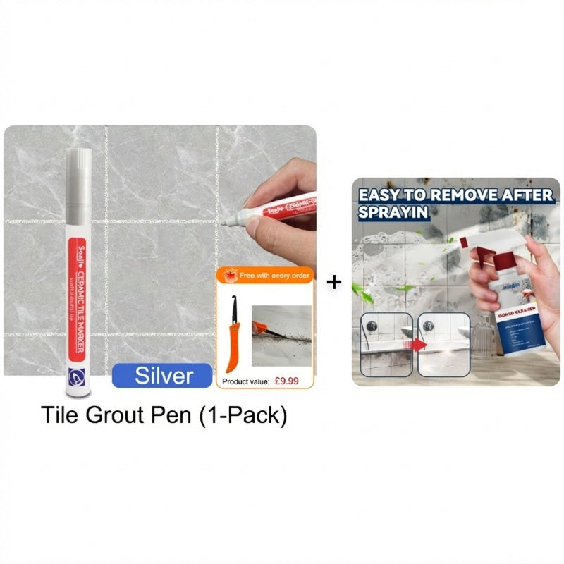 🔥Limited Time Promotion 50% OFF🖌️ Anti-Mould & Waterproof Joint Pen for Ceramic Tiles! 🧱