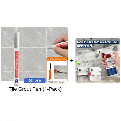 🔥Limited Time Promotion 50% OFF🖌️ Anti-Mould & Waterproof Joint Pen for Ceramic Tiles! 🧱