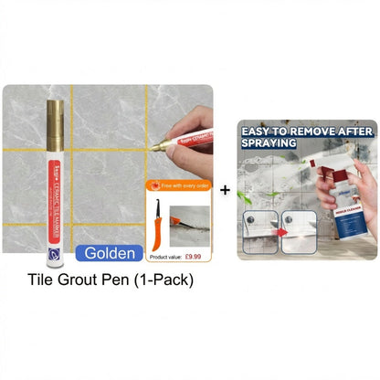 🔥Limited Time Promotion 50% OFF🖌️ Anti-Mould & Waterproof Joint Pen for Ceramic Tiles! 🧱