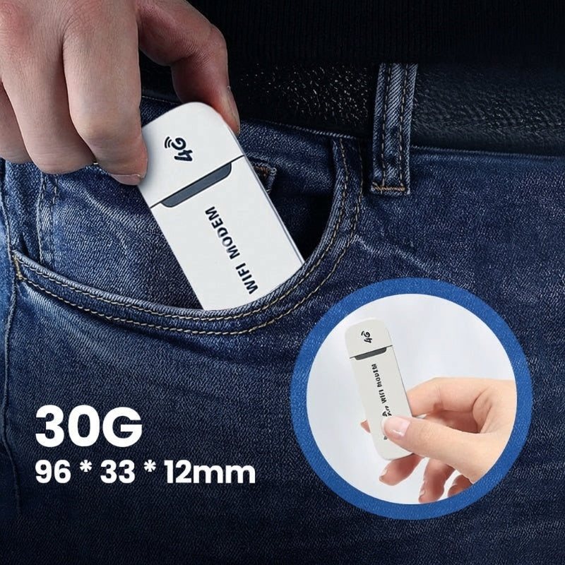 ✨ 2026‘s New Portable Hub | USB 4G LTE Mobile Hotspot | 150Mbps for Travel & Work 🌍