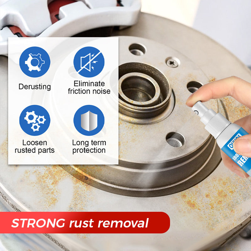 🔥 Multi‑Purpose Rust Remover Spray – Rust Gone, Metal Like New! 🛠️✨ Dissolves rust on contact – wheels, tools, chains, and more. 💪🚗