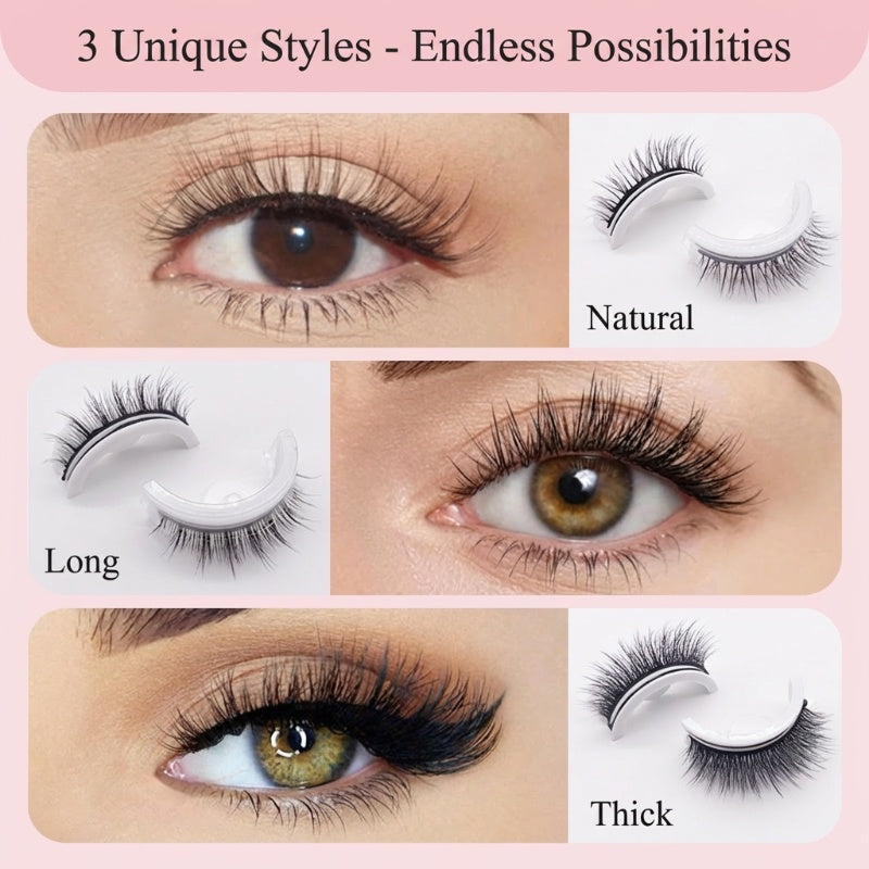 💖Waterproof & Reusable Self-Adhesive Eyelashes