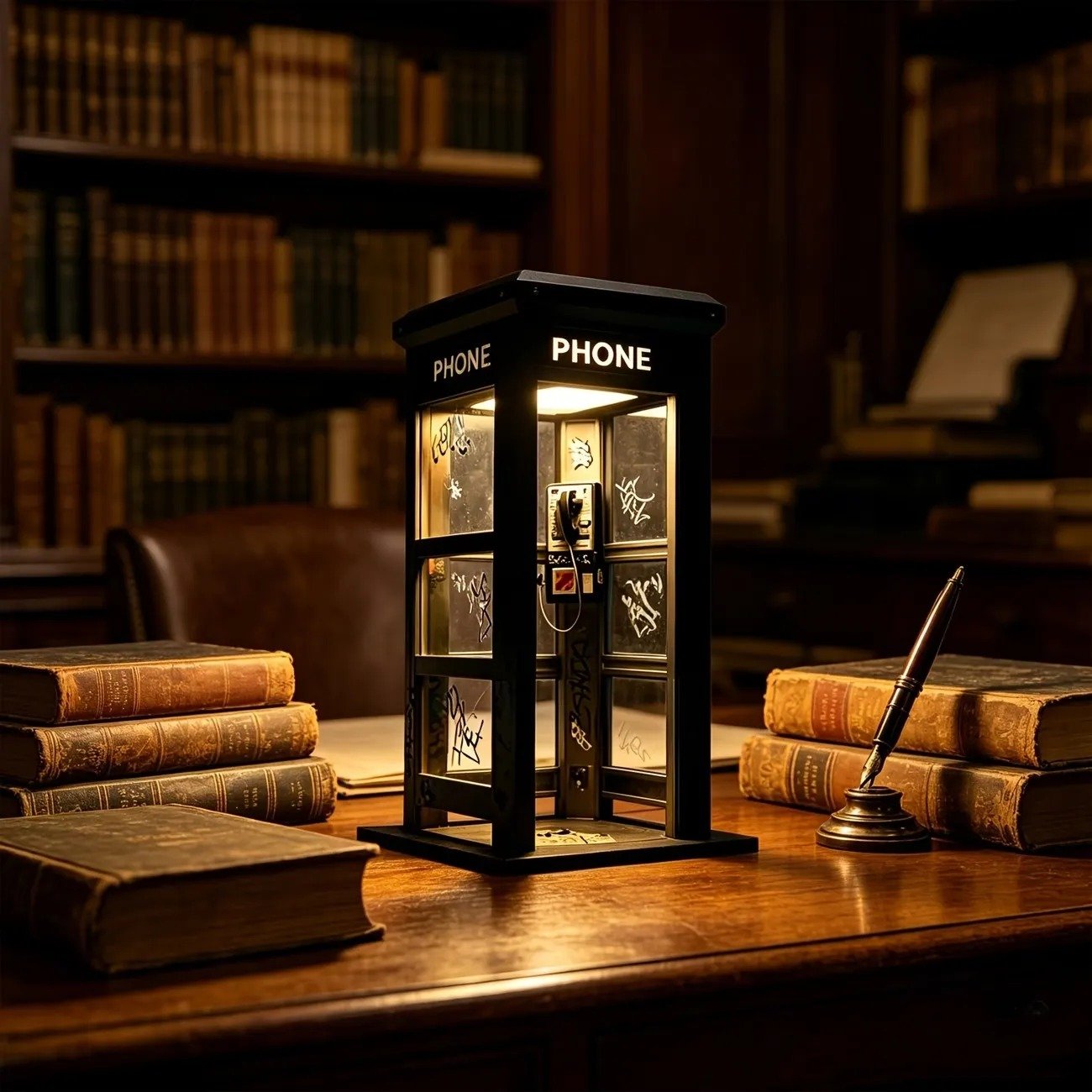 📞50% OFF NOW✨Vintage Phone Booth Ambient Lamp