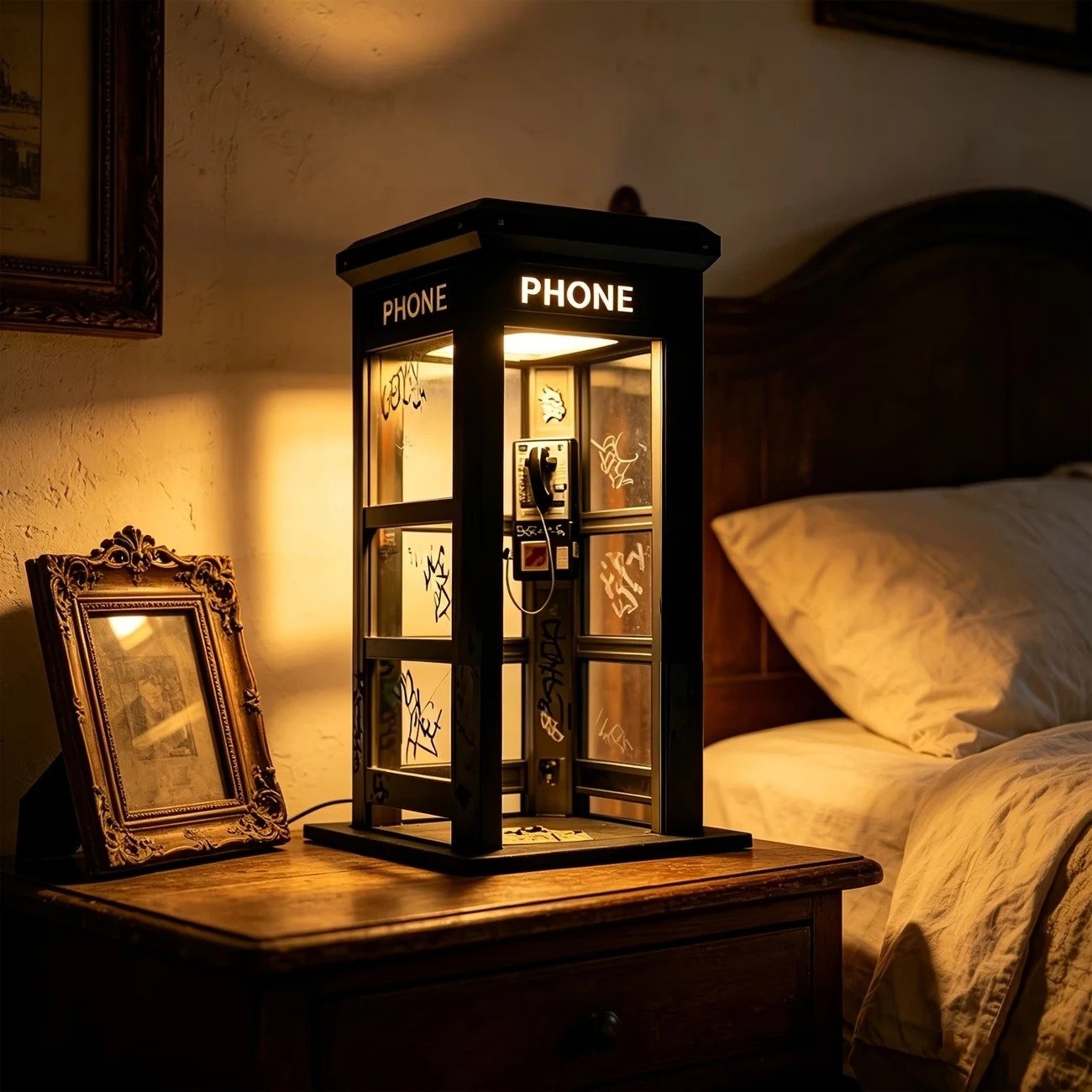 📞50% OFF NOW✨Vintage Phone Booth Ambient Lamp