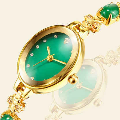 ⌚Women’s Elegant Jade Bracelet Watch