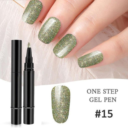 💅 Limited Time Buy 1 Get 1 Free - £12.99! ✨One Step Nail Gel Pen🎨Free handheld mini UV nail lamp💡