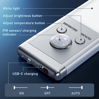 🔥3-Color Lighting Punch-free Smart Sensor Magnetic Rechargeable LED Lights💡