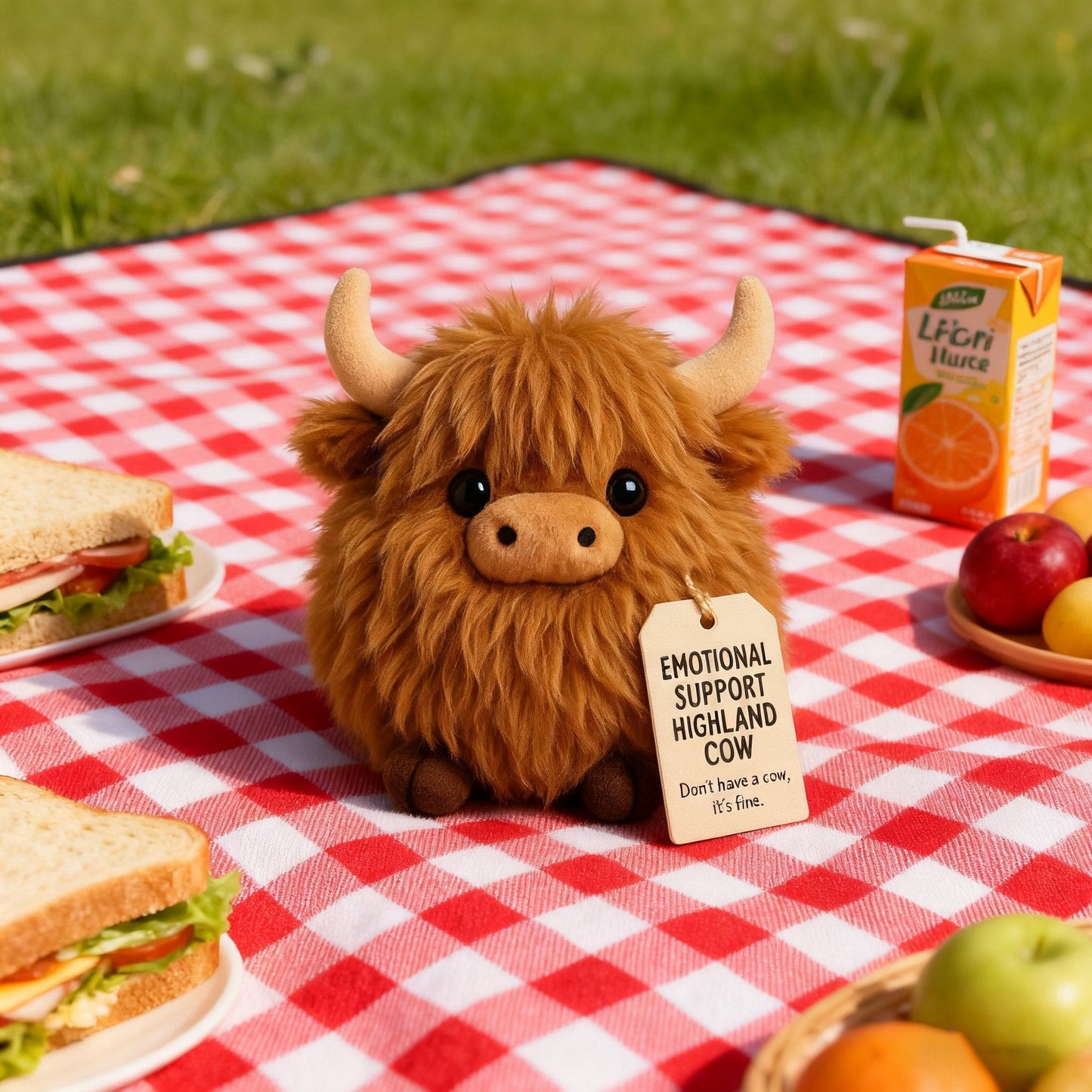 🎅Christmas Sale 40% OFF!!🎄20K+ SOLD! 🎁✨Emotional Support Highland Cow Plush🐮