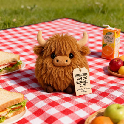 🎅Christmas Sale 40% OFF!!🎄20K+ SOLD! 🎁✨Emotional Support Highland Cow Plush🐮