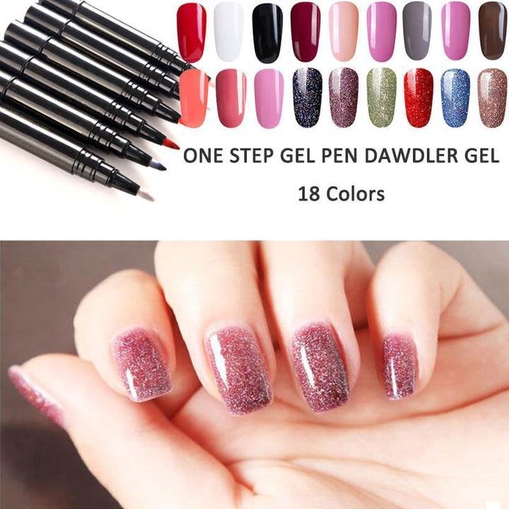💅 Limited Time Buy 1 Get 1 Free - £12.99! ✨One Step Nail Gel Pen🎨Free handheld mini UV nail lamp💡