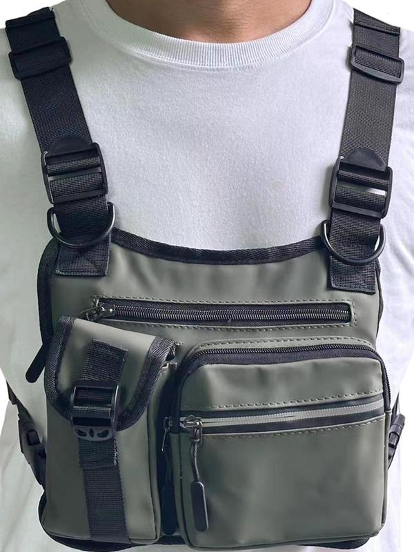 💥🔥Buy 2 get 1 free🔥Adjustable Zipper Multi-functional Tactical Chest Bag💼