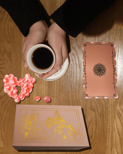 🔮 60% OFF NOW! ✨ Witchy Cauldron Tarot Card Set – Rose Gold Accents, Complete Guide Book & Velvet Pouch 🎴📖