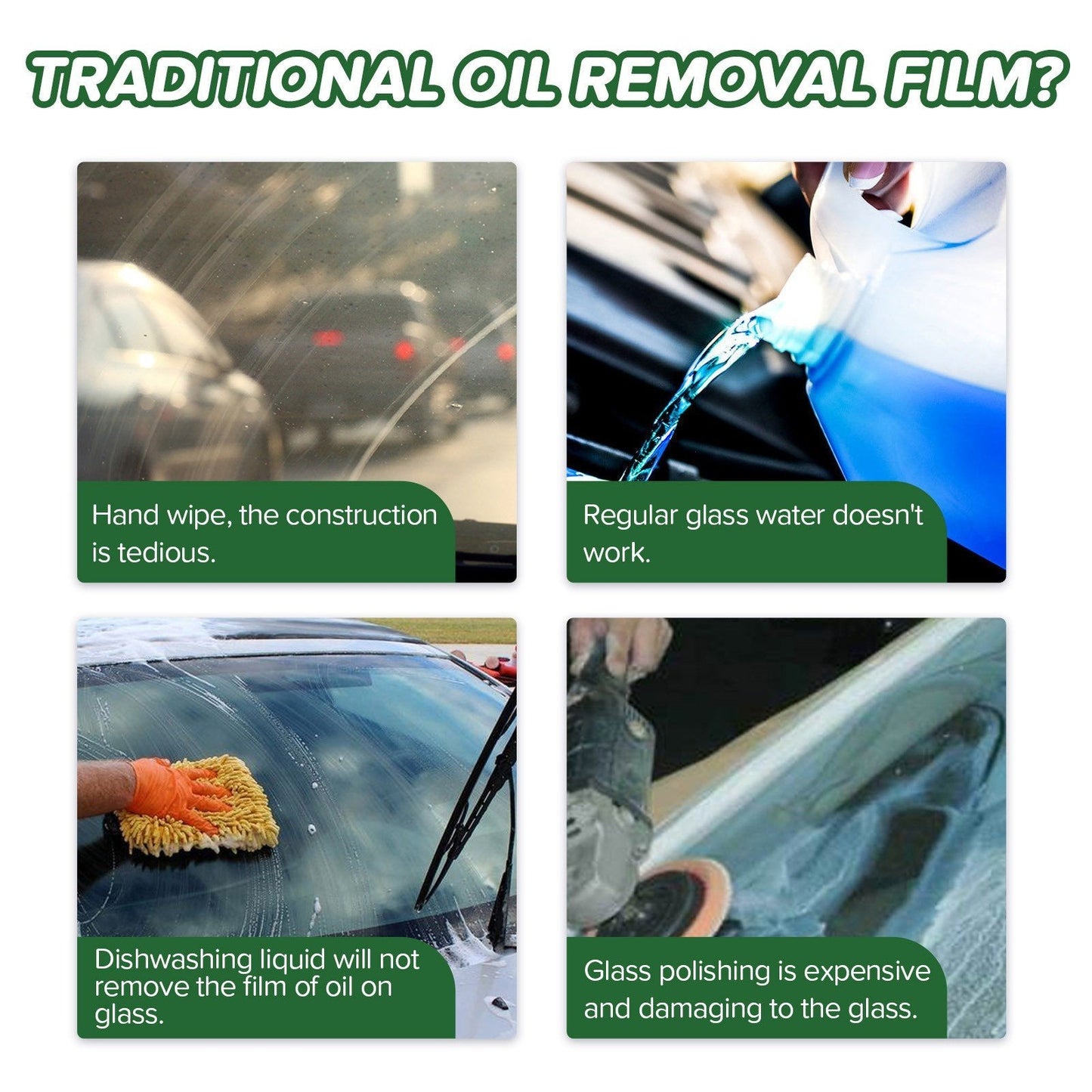 Car Glass Oil Film Removal Wipes