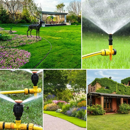 🎁 Hot Sale 50% OFF 🔥Stainless Steel Rotary Irrigation Tripod Telescopic Support Sprinkler