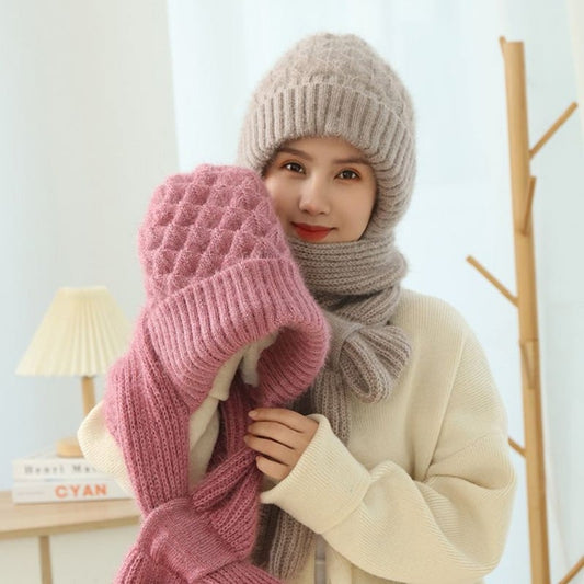 🎅EARLY CHRISTMAS SALE -50% OFF 🎄Winter Versatile Knitted Hooded Scarf for Women