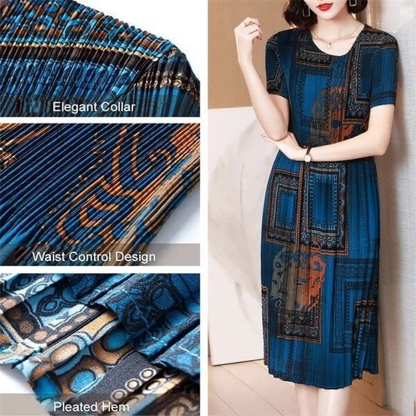 Fashionable Pleated Dress😍Mother's Day Promotion-49% OFF