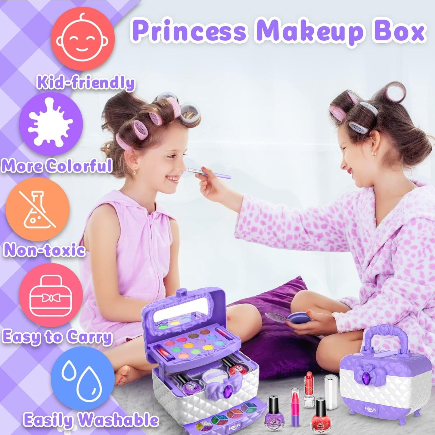 🎁Christmas gifts🎁Kids Washable Makeup Beauty Kit