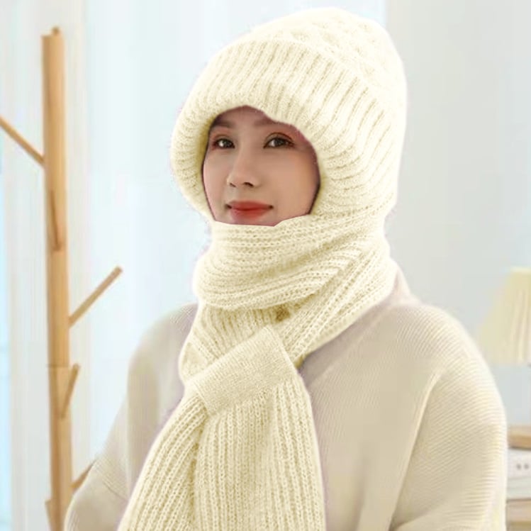 🎅EARLY CHRISTMAS SALE -50% OFF 🎄Winter Versatile Knitted Hooded Scarf for Women