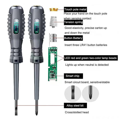 💥Big Sales now - 50% OFF🧰🪛2-in-1  High Torque Strong Magnetic Screwdriver Electricity Detector