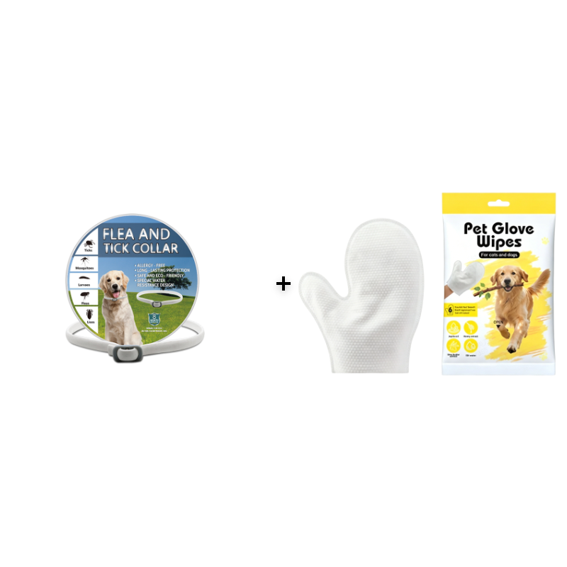 ⏰🔥LIMITED TIME 50% OFF!🔥50K+ SOLD! Natural Essential Oil Pet Pest Repellent Collar