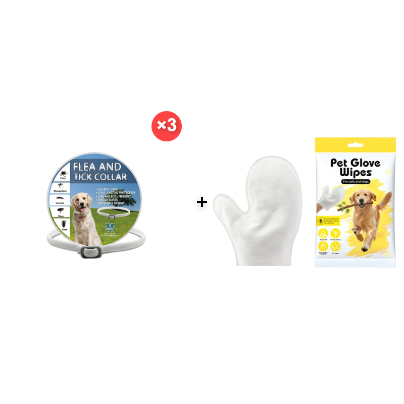 ⏰🔥LIMITED TIME 50% OFF!🔥50K+ SOLD! Natural Essential Oil Pet Pest Repellent Collar