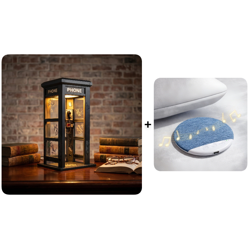 📞50% OFF NOW✨Vintage Phone Booth Ambient Lamp