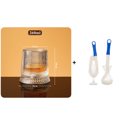 🔥360° Rotating Whiskey Glass Tumbler