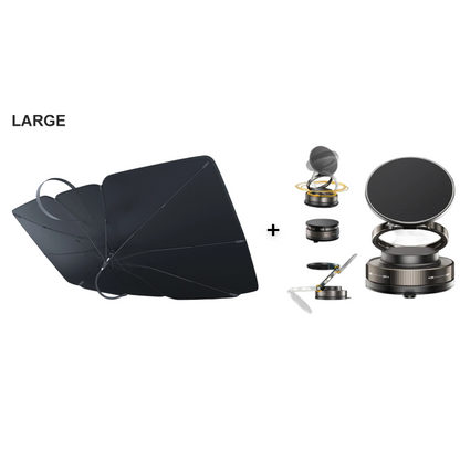 🔥Limited Time Promotion 50% OFF🔥Bendable Handle Car Windshield Sunshade Umbrella