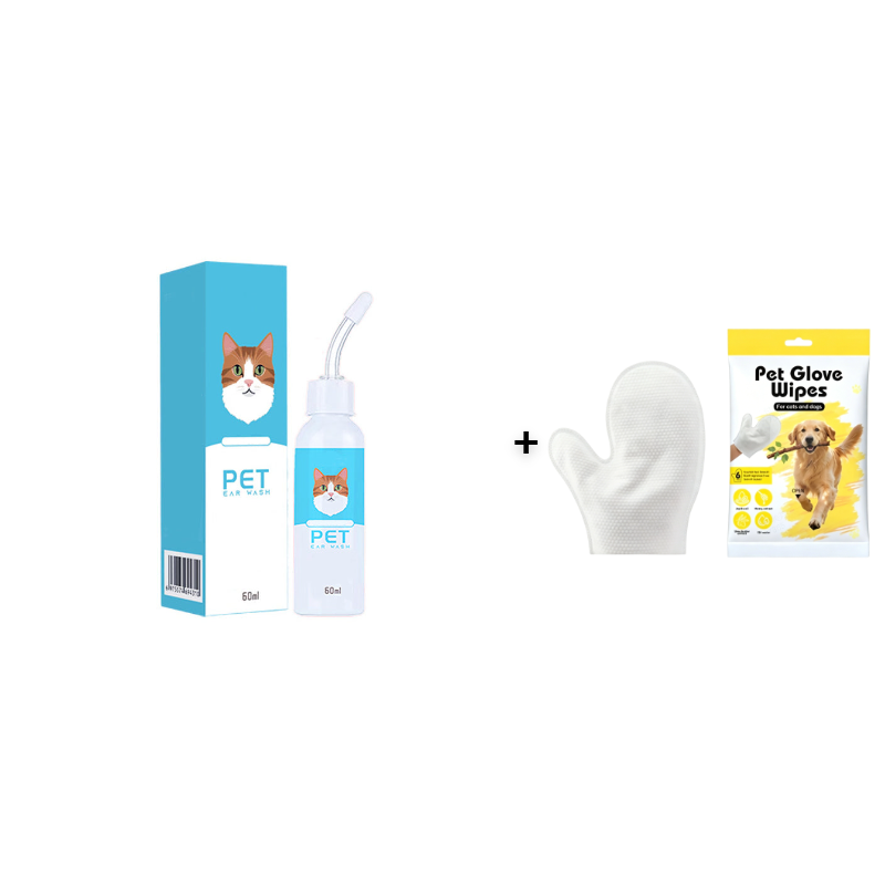 🐶🐱 Ear cleaner, Relieves itching in dogs & cats