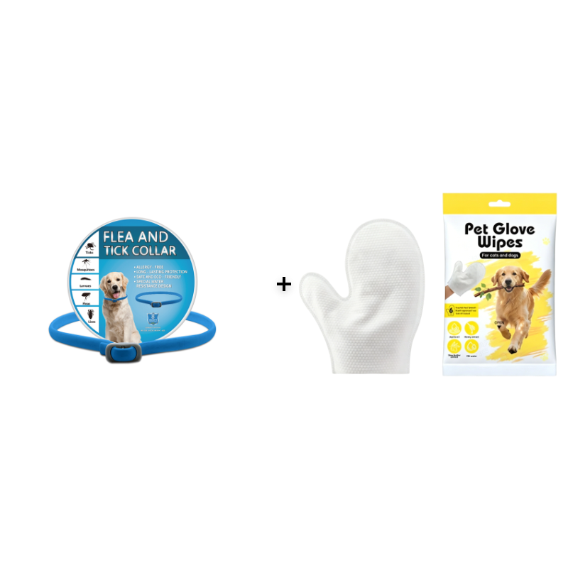 ⏰🔥LIMITED TIME 50% OFF!🔥50K+ SOLD! Natural Essential Oil Pet Pest Repellent Collar