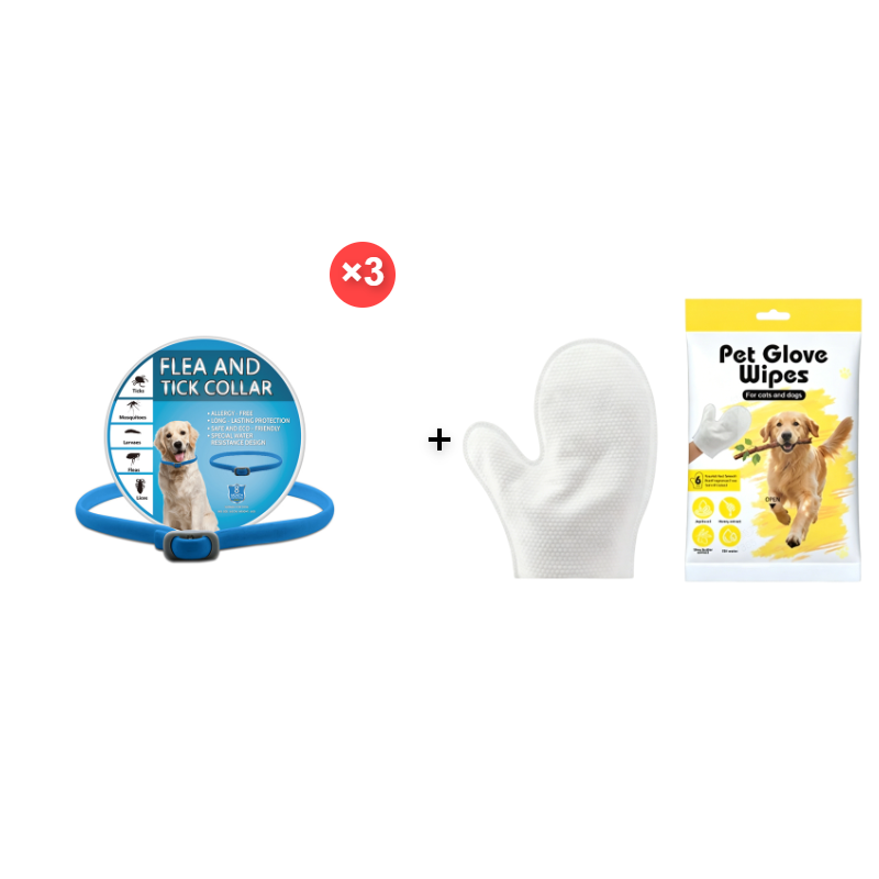 ⏰🔥LIMITED TIME 50% OFF!🔥50K+ SOLD! Natural Essential Oil Pet Pest Repellent Collar