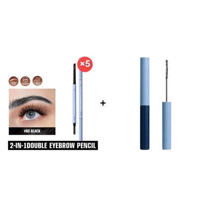 🔥Buy 1 Get 1 Free!!🔥 Draw Like a Pro! 2-in-1 Waterproof Brow Pencil + Gel – Micro-Lines That Mimic Real Hairs 🖌️