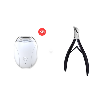 🥳2026 HOT SALE🥳💞50K+ SOLD!🌙🛡️ 50% OFF! 360° Baby Nail Trimmer – Quiet (<25dB), LED light, 3 speeds. Safe for tiny fingers & adults too! 👶💤