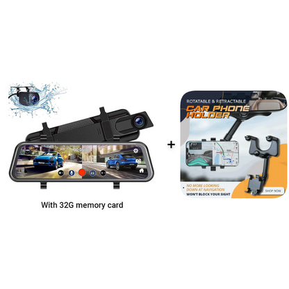 🔥 LIMITED-TIME 60% OFF! 📹 10" HD Multi-Function Touch Screen Car Recorder – Dual Lens, GPS, Loop Recording 🗺️