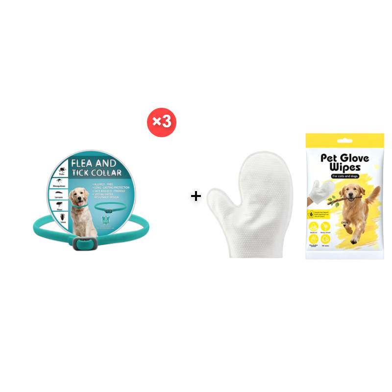⏰🔥LIMITED TIME 50% OFF!🔥50K+ SOLD! Natural Essential Oil Pet Pest Repellent Collar