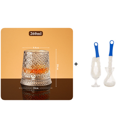 🔥360° Rotating Whiskey Glass Tumbler