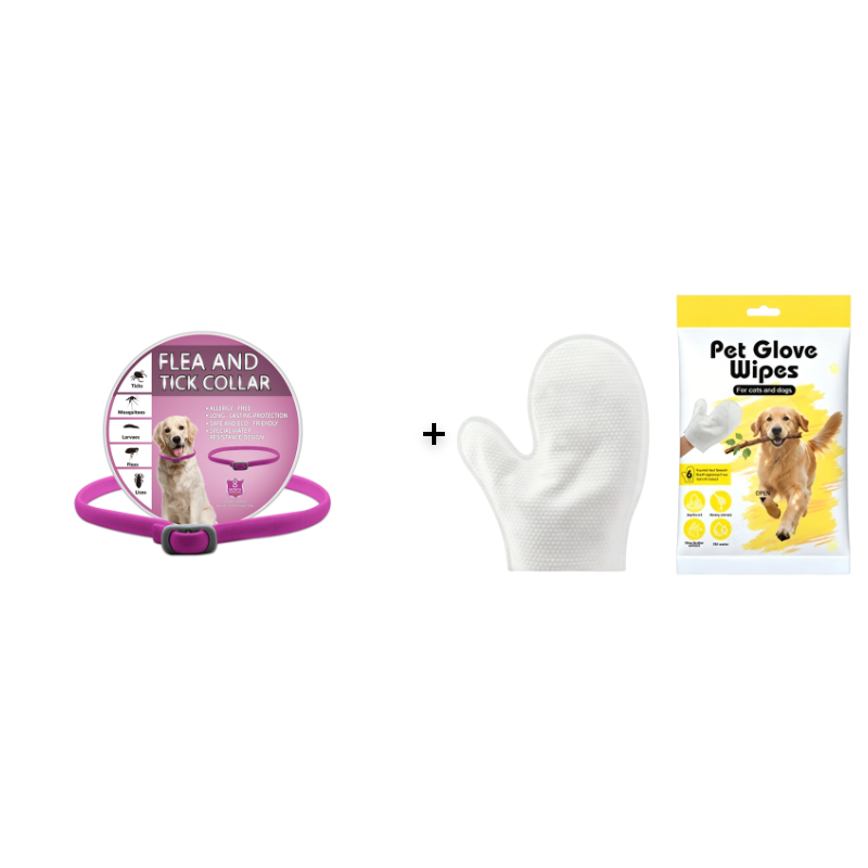 ⏰🔥LIMITED TIME 50% OFF!🔥50K+ SOLD! Natural Essential Oil Pet Pest Repellent Collar